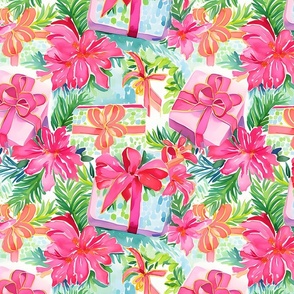 Lilly's Coastal Christmas Gifts –Pink/Green