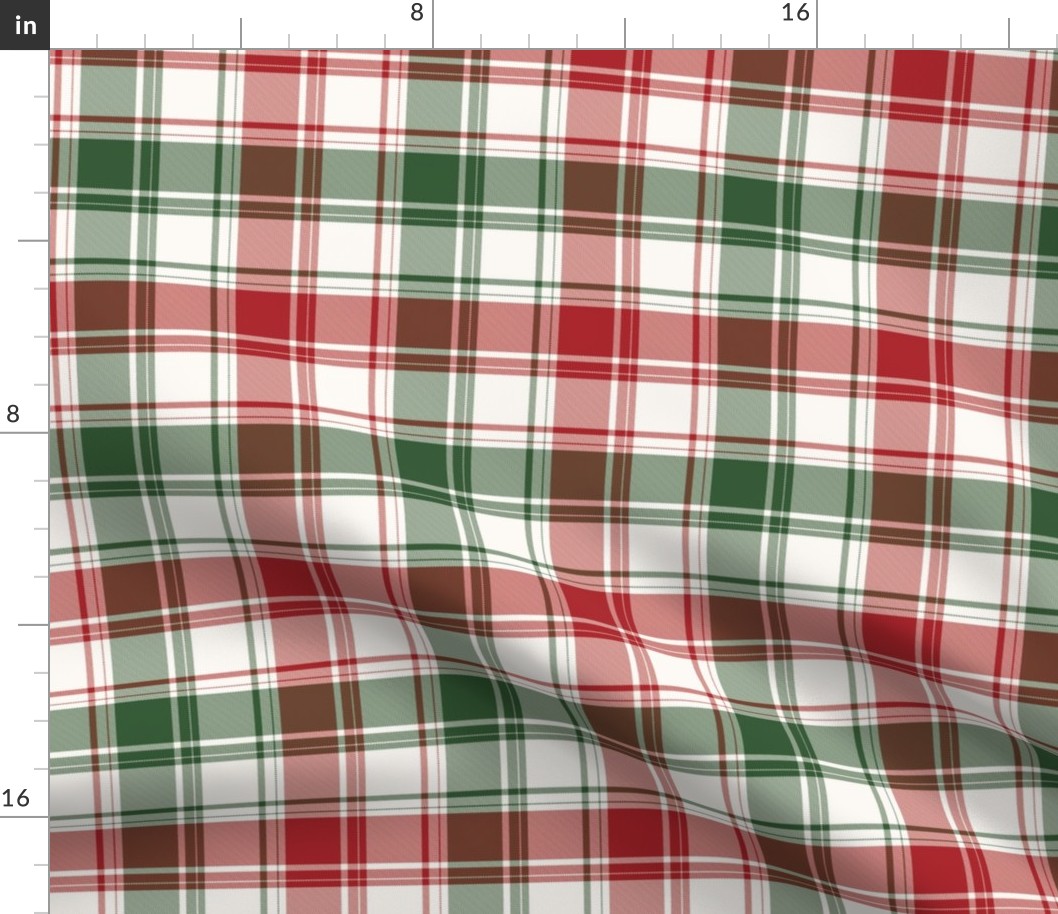 christmas plaid / tartan plaid / medium