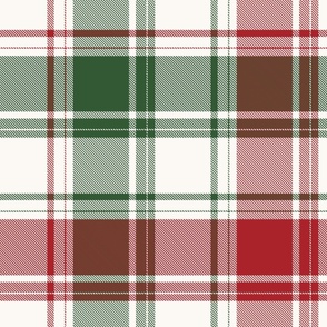 jumbo christmas tartan plaid