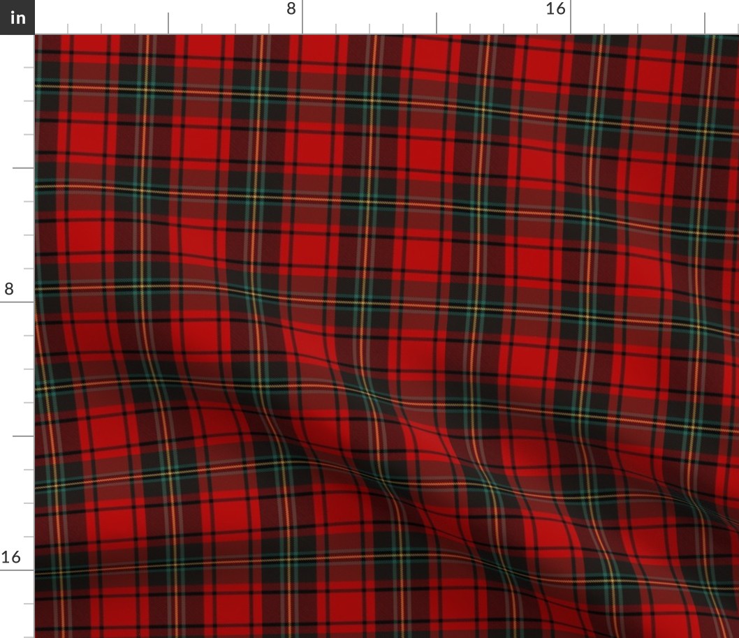 Scotch Christmas plaid red green 