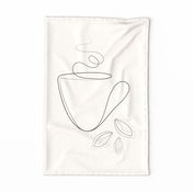 Freshly Made Coffee Tea Towel