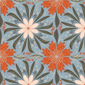 symmetric lilies slate