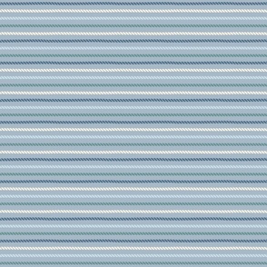 (S) Marine rope stripes Coastal Chic blue gray