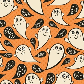 Happy-ghosts-with-black-boo-speech-bubbles-and-orange-stars-L-large