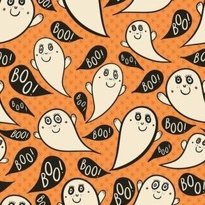 Happy-ghosts-with-black-boo-speech-bubbles-and-orange-stars-S-small