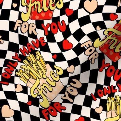 FRIES FOR YOU-BLACK CHECK