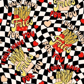 FRIES FOR YOU-BLACK CHECK