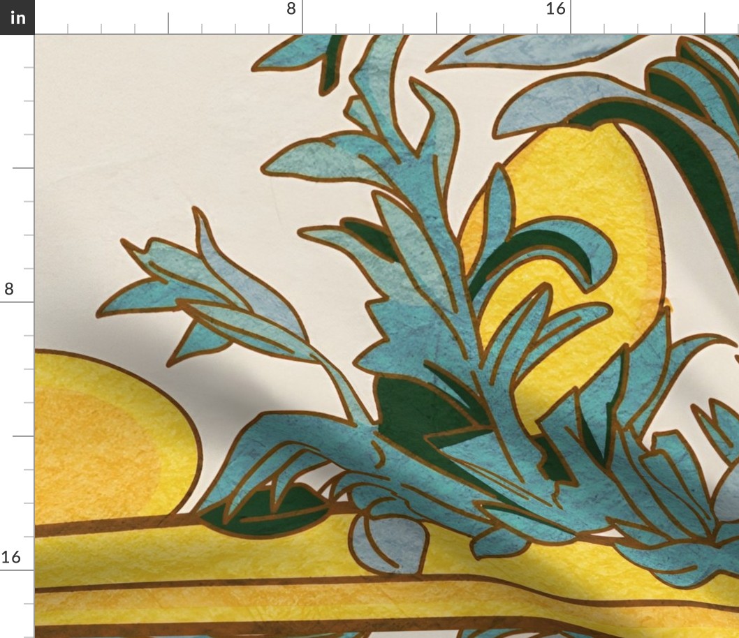 Italian Grotesque with Lemons  Panel