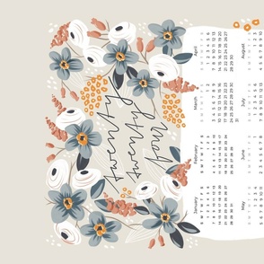 2024 Floral Bouquet Calendar