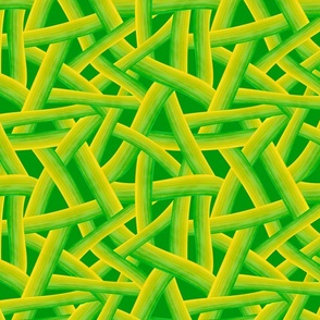 abstract with watercolor strips in green and yellow colors