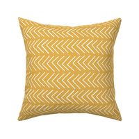 Boho Chevron Yellow Arrows Line Art