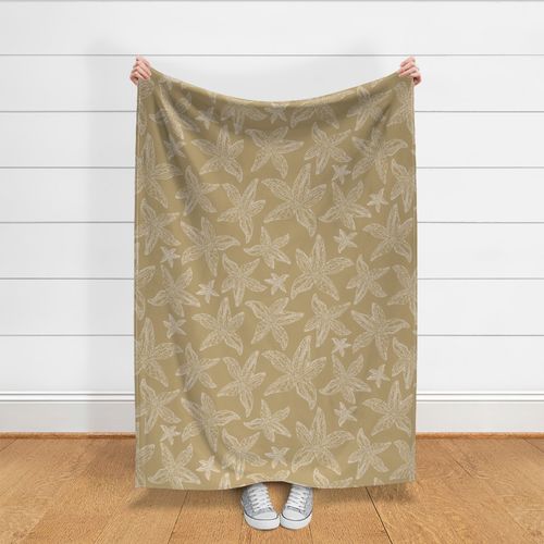 Coastal Chic Starfish - Golden Sand/Cream - 30 inch 