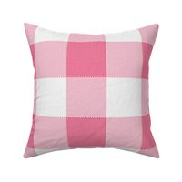 Gingham ~Think Pink! ~ Faux Knit