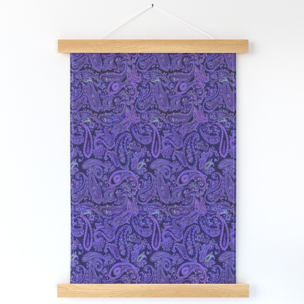 purple paisley