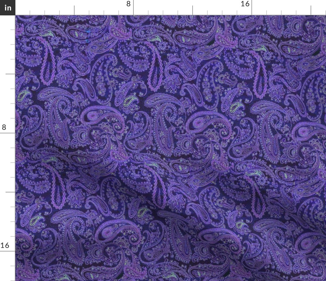 purple paisley