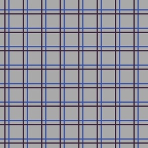 Christmas Checkered Grids - Gray