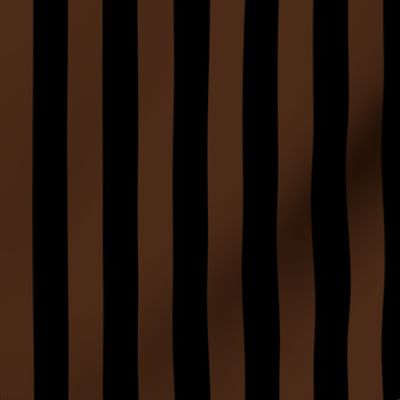 stripe - brown and black