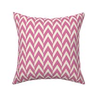 1.75 inch Modern Pink Herringbone Chevron Arrows