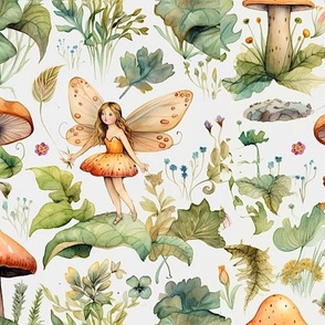 Woodland Fairy - Mushroom Fairies