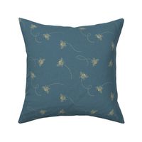 Buzzing Bees - Navy Blue and Yellow