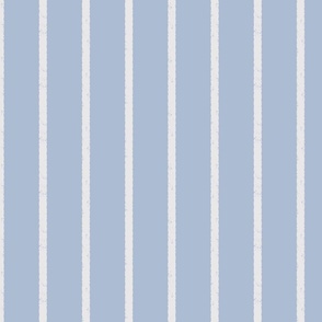 Ice Blue and Platinum White - Textured Vertical Stripe - Medium