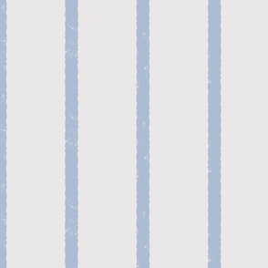 Platinum White and Ice Blue- Textured Vertical Stripe - Large