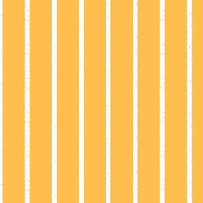 retro daffodil yellow gold  and crisp white - Textured Vertical Stripe - medium