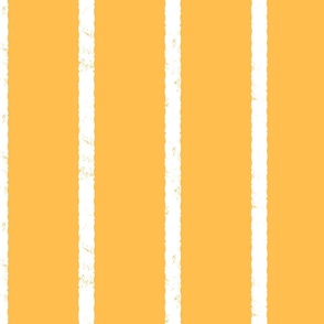 retro daffodil yellow gold  and crisp white - Textured Vertical Stripe - large