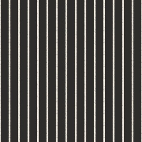 monochrome black and off white- Textured Vertical Pinstripe - small