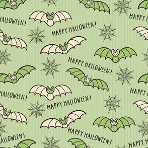 Green-beige-flying-Halloween-bats-on-a-soft-vintage-green-background-with-cobwebs-and-lines-M-medium