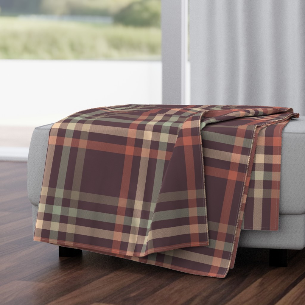 Blanket Plaid | Apricot Brandy | Cabincore