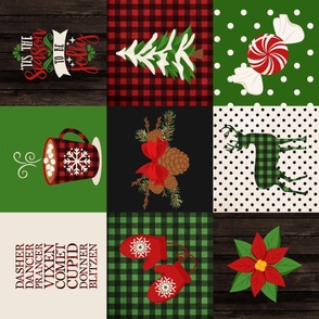 Christmas cheater quilt-rotated