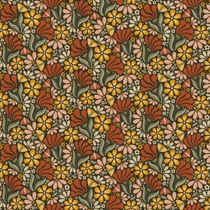 Ditsy wildflower meadow florals small