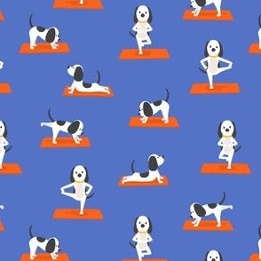 (small scale) Cute Yoga Dogs - OG - LAD23