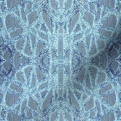 toile araignée laine turquoise