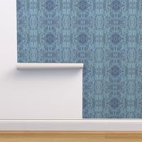 toile araignée laine turquoise