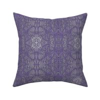 toile araignée violet et argent