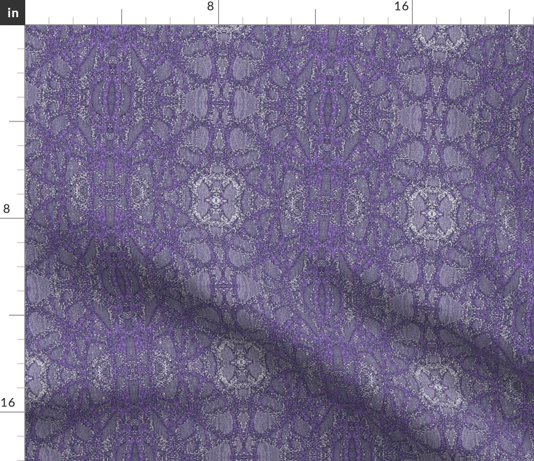 toile araignée violet et argent