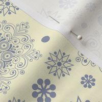 vintage snowflakes