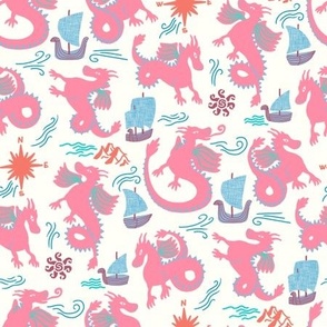 Dragon pink fantasy (SMALL) 