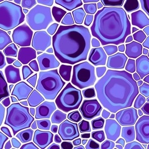 Fluid Art Cells - Purple
