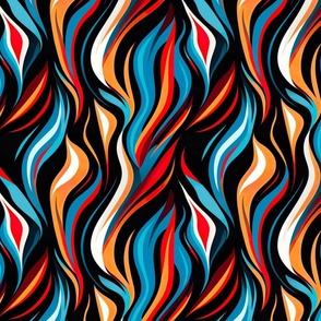 Dynamic Wave Abstract Artwork