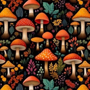 Fall Mushrooms I