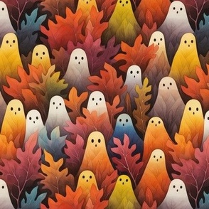 Ghosts in Fall Foliage I