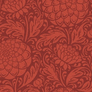 dahlia garden-arts and craft-chilli red-large scale