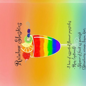 Rainbow Pride Slushies