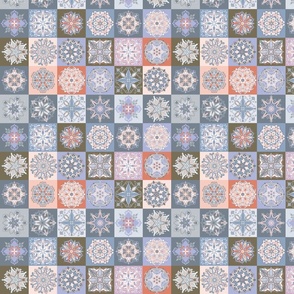 Pantone's Summer Kaleidoscope - Geometrical Circle art - Pastel patchwork 
