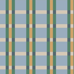 Blue & Green Country Gingham