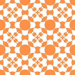 Orange wavey checks /medium