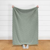 Small scale • Narwhal mythical creature - pale green